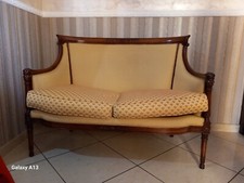 Divano 2 posti Giallo ocra, 120 x 60 x 90cm