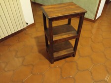 tavolino multiusi x cucina o salotto in legno di abete e rifinito a cera