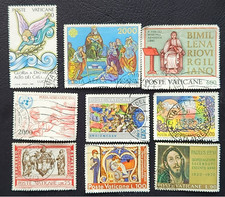 Various stamps from Vatican