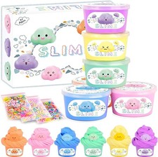 Fluffy butter slime kit - fluffy,