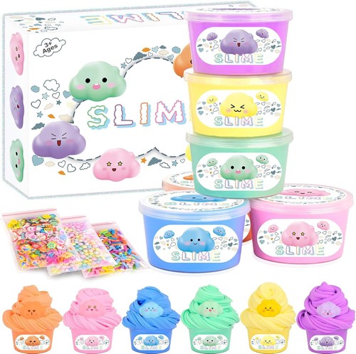 Fluffy butter slime - butter,