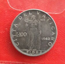 MOLTO BELLA MONETA 100 LIRE ANNO 1962 VATICANO PAPA GIOVANNI XXIII 