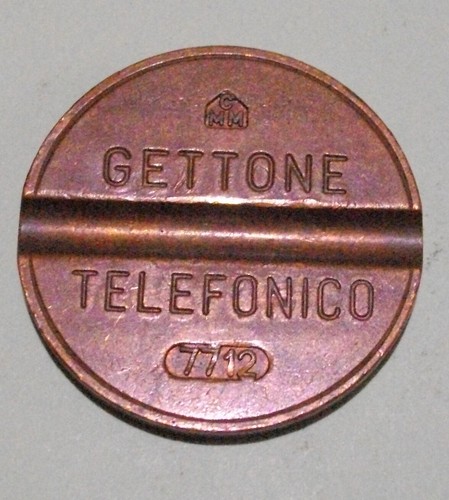 Gettone telefonico sip - gettone,