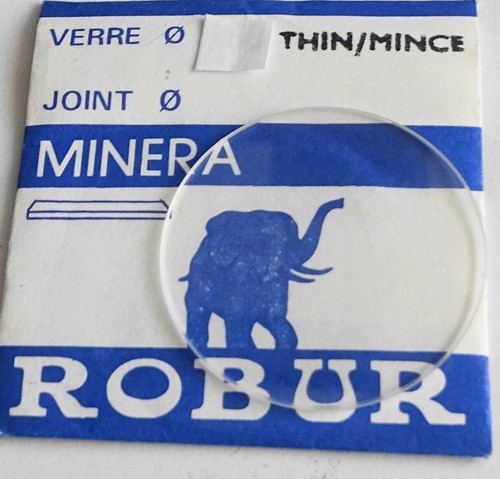 Verre montre mineral mince - verre,