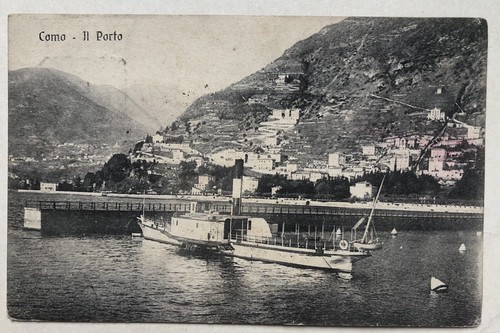 Cartolina como porto - cartolina, barca