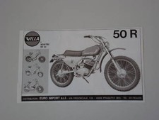 advertising Pubblicità 1975 MOTO VILLA 50 R