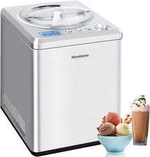 Gelatiera elettrica 2,64Qt automatica senza precongelamento yogurt gelatiera