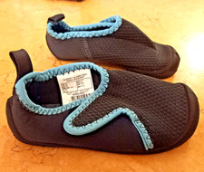 scarpe per asilo 25, griggio e blu, decathlon, velcro, mai usato 