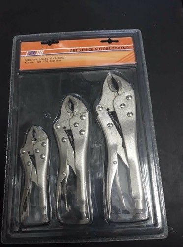 Set pinze autobloccanti in - set, 3