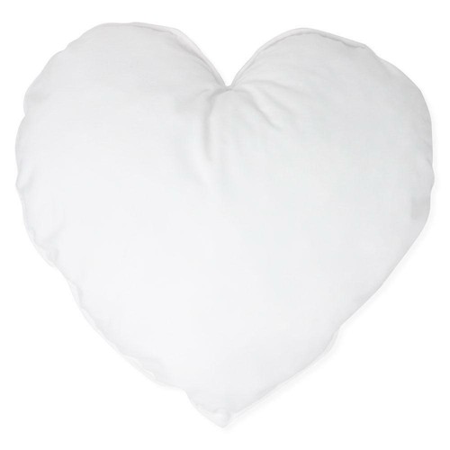 Cuscino cuore white velluto - cuore,