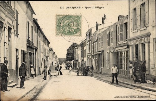 Cartolina marans charente - cartolina,