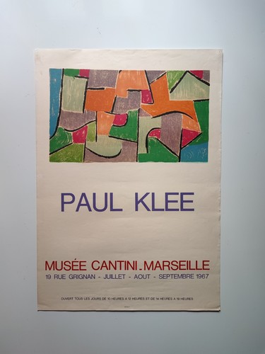 Paul klee affiche exposition - paul,