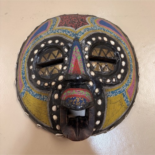 Maschera tribale legno con - in,
