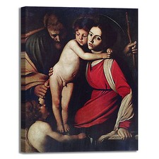 Caravaggio sacra famiglia san