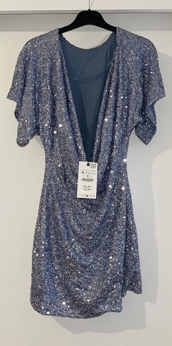 Zara mini abito blu - zara,