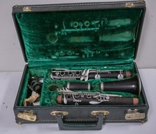 Anni '60 - Clarinetto in legno LeBlanc Jeffery Bb Francia con boccaglio e custodia Noblet