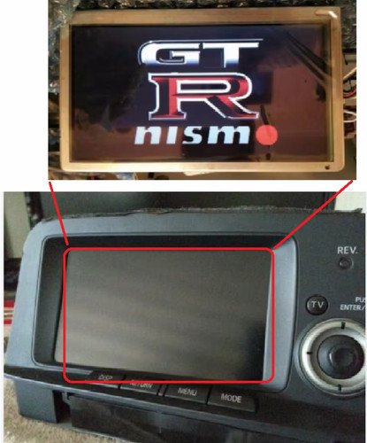 R34 gtr mfd schermo lcd - mfd,