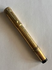 Penna Stilografica Rientrante Fendograph Rivestita In Oro Anni 20