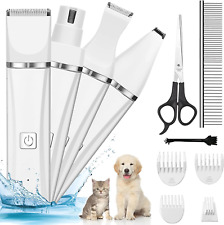 Tosatrice per Cani Professionale, 4in1 Rasoio IPX7 Lavabile, Macchinetta Tosa Ca