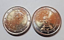 2 Monete da 2 Euro ..Carabinieri ..Roma Capitale FDC da Rotolino