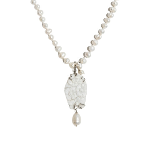 Collana perle fiume - perle, con