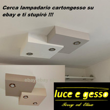 lampadario moderno con faretti