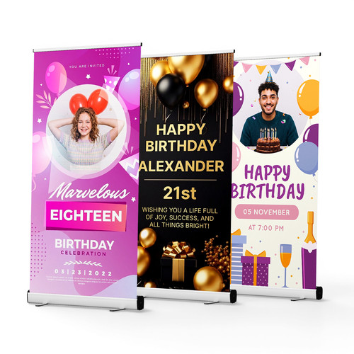 Personalised roll banner - roll,