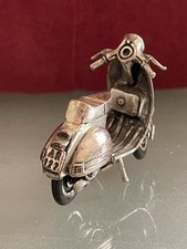 Vespa Piaggio, Microfusione Argento 925, Miniatura Vespone manifattura Arezzo