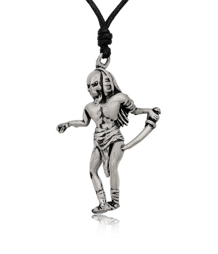 Collana con ciondolo peltro - in,