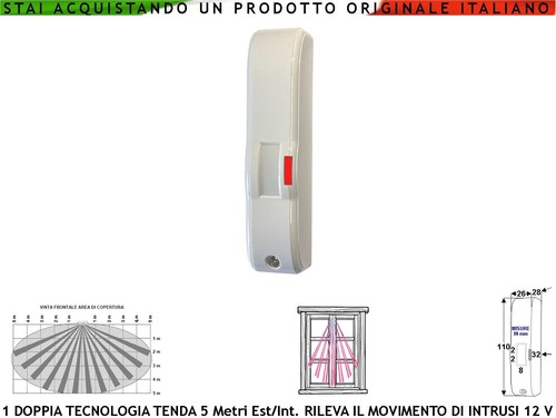 Sensore movimento doppia - sensore,