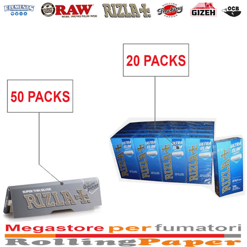 Rizla argento cartine small - rizla, 50