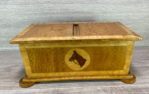 Hand crafted wooden trinket - crafted,