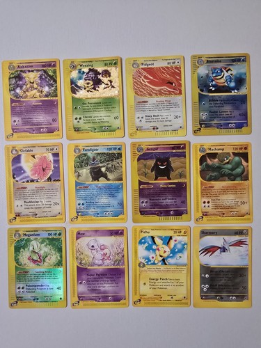 Lotto carte pokemon expedition - carte,
