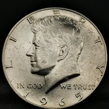KENNEDY HALF DOLLAR 1965