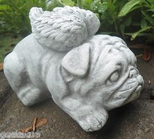 Stampo in lattice plastica di backup angelo bulldog intonaco cemento carlino angelo stampo 4"L