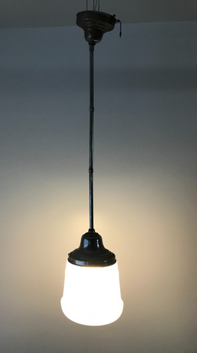 Plafoniera vintage cromata