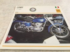 Carte moto Comet 175 cm3 sport