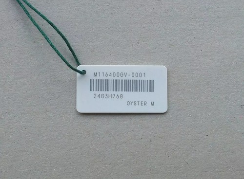 Rolex white hang tag bianco - white,
