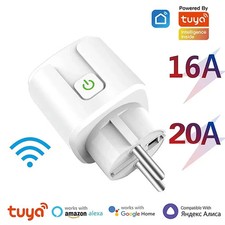 Presa Smart Plug WiFi UE AC100-240V presa di corrente wireless funziona con Alexa & Go