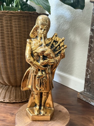 Rara statua pifferaio vintage