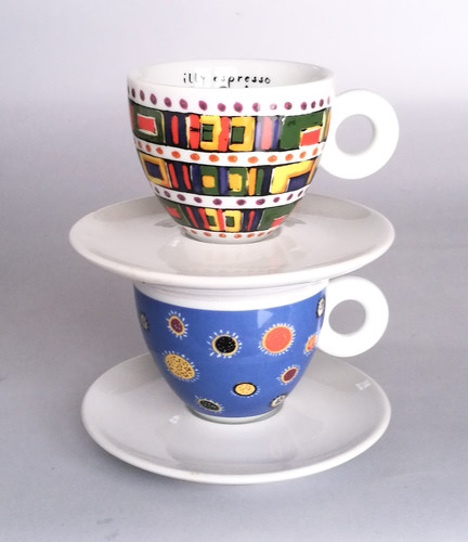 Tazze illy gillo - gillo, dorfles