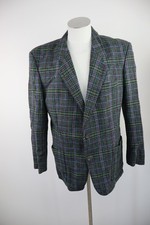 HUGO BOSS GIACCA BLAZER LANA UOMO TG 50 MAN JACKET CASUAL VINTAGE LANA BLU