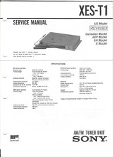 Sony Manuale di servizio