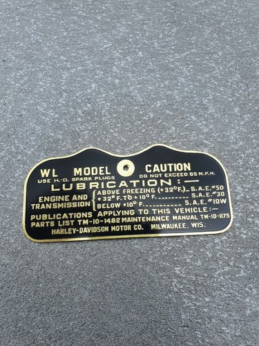 Harley wla wlc - wl, wld