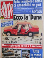 Auto OGGI n�7 1987 Range Rover Turbo Diesel contro Mercedes 300 GD  [Q202]