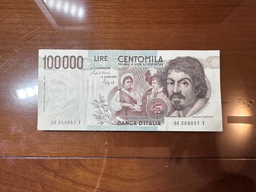 Banconota lire 100000 - banconota,