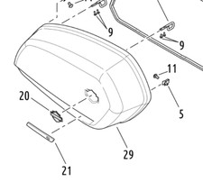 Coprisella mano destra