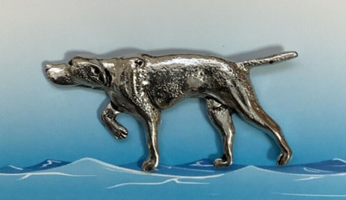 Pointer dog silver - dog,