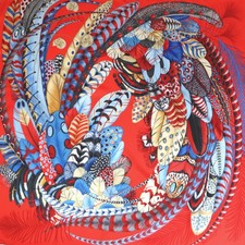 HERMES Plumes en Fete Carre 90