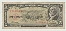 5 PESOS 1958 Maximo Comez buone condizione